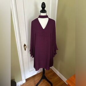 Cece sz 6 Bell Sleeve Mini Dress